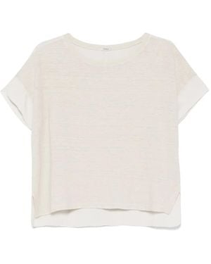 Transit T-Shirt Con Design A Inserti - Bianco