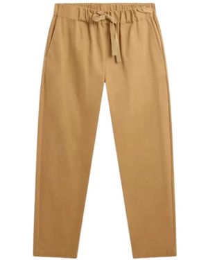 Semicouture Drawstring Elasticated Pants - White