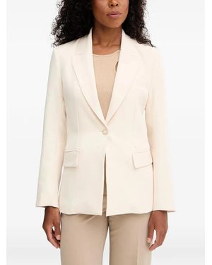 Morgan Pocket Button Blazer - Natural