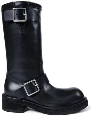 Ann Demeulemeester Botas Biker Sarith Engineer Con Hebilla - Negro