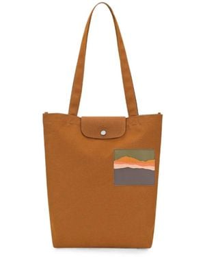 Longchamp Bolso Shopper De Louis Vuitton X Caroline Hélain M - Marrón