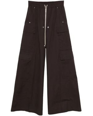 Rick Owens Drawstring Cargo Pants - Brown