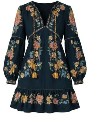 FARM Rio Maria Mini Dress - Blue