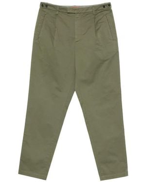 Barena Pleated 'Masco Trevo' Trousers - Green