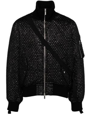 Helmut Lang Seatbelt Bomber Jacket - Black