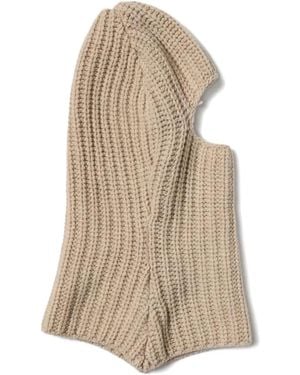 Aspesi Ribbed Balaclava - Natur