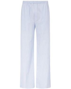 Ludovic de Saint Sernin Striped Boxer Trousers - White