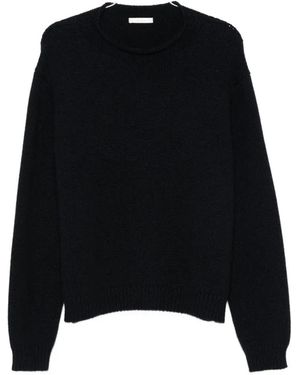The Row Markhim Ribbed-Knit Crew-Neck Jumper - Black