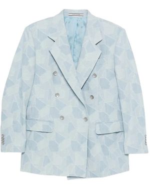 Tagliatore Double-Breasted Blazer - Blue