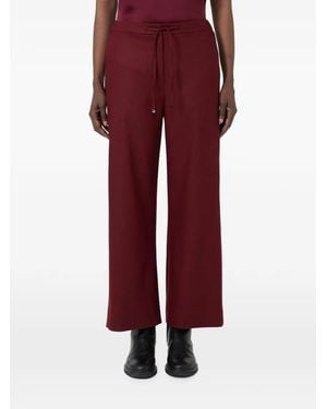 Max Mara Drawstring Pants - Red