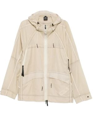 Oakley Contrast-Stitch Hooded Jacket - Natural