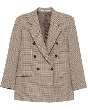Tagliatore Karierte Cabanjacke - Natur