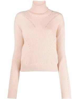 Genny Maglione Con Applicazione - Rosa