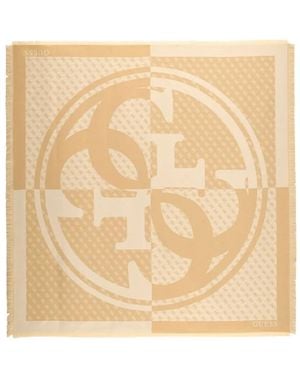 Guess Noelle Jacquard Kefiah - Natural