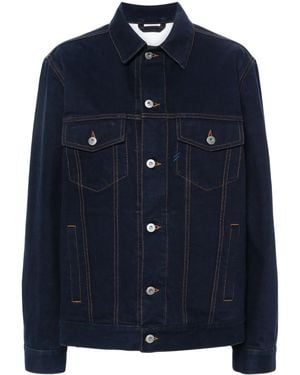 Burberry Oversized Jacket - Blue