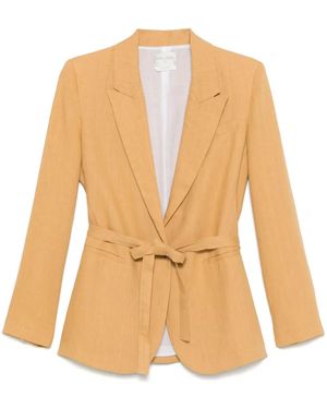 Forte Forte Belted Blazer - Natural