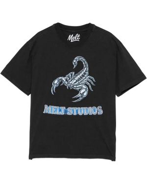 Melt Scorpion Printed T-Shirt - Black