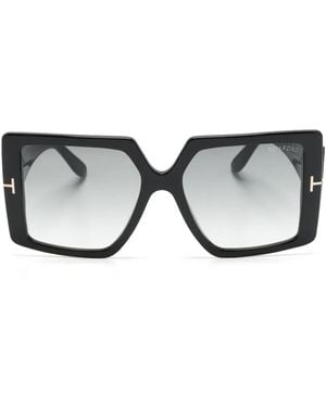 Tom Ford Quinn Square-Frame Sunglasses - Black