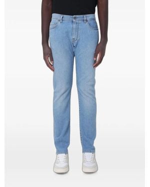 Brooksfield Five-Pocket Slim-Fit Jeans - Blue
