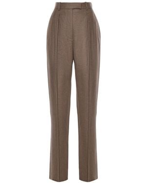 Loro Piana Pleated Pants - Brown