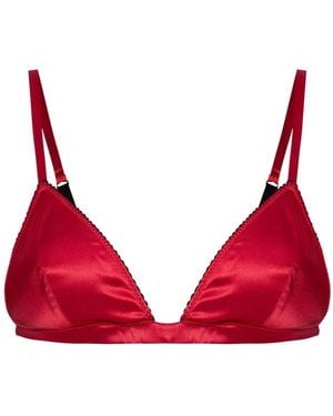Dolce & Gabbana Reggiseno di seta - Rosso
