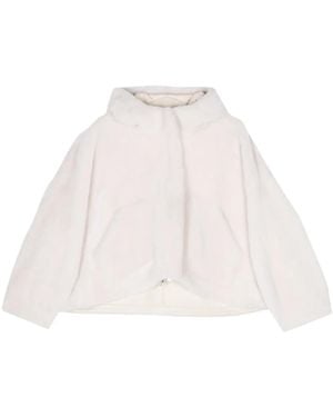 Blancha リバーシブル レザーコート - ナチュラル
