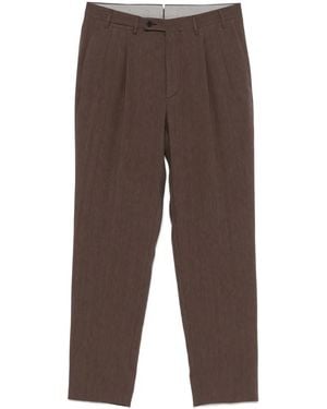 Corneliani Plissierte Hose - Braun