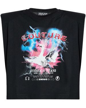 Versace Jeans Couture T-Shirt Swan Lake - Nero