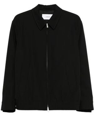 Lardini Aiden Zip-Up Jacket - Black