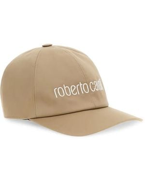 Roberto Cavalli Embroidered-Logo Baseball Cap - Natural