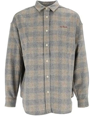 MC2 Saint Barth X Peanuts Snoopy Lover Tartan Shirt - Gray