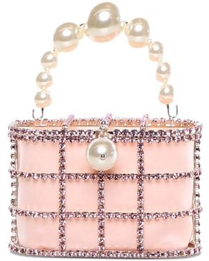 Rosantica Crystal Mini Bag - Pink