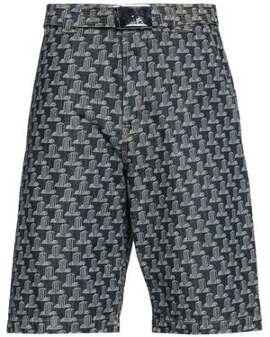 Lanvin Shorts Met Monogramprint - Grijs