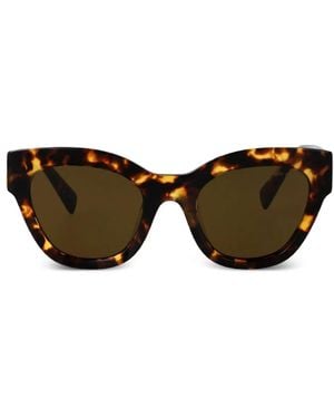 Miu Miu Tortoiseshell Sunglasses - Brown