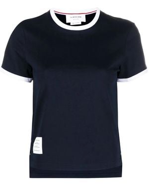 Thom Browne アシンメトリー Tシャツ - ブルー