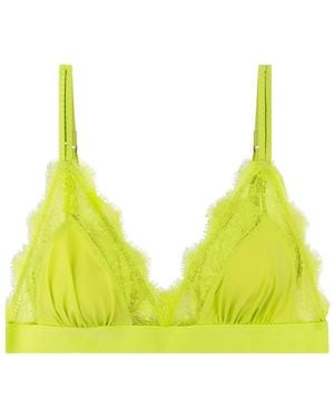 Love Stories Bralet mit Spitzenbesatz - Gelb