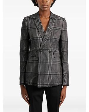 SAPIO Double-breasted Blazer - Gray