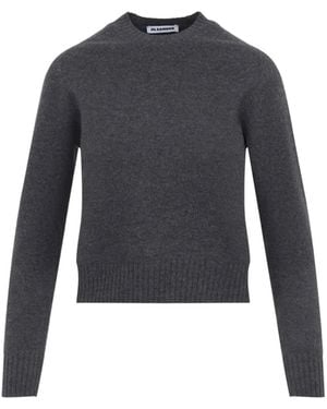 Jil Sander Pullover Mit Rundem Ausschnitt - Blau
