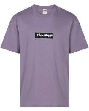 Supreme Futura Box Cotton T-Shirt - Purple