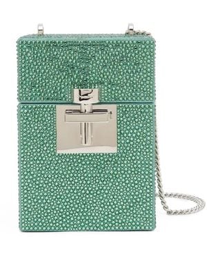 Oscar de la Renta Alibi ビジュートリム バケットバッグ - グリーン