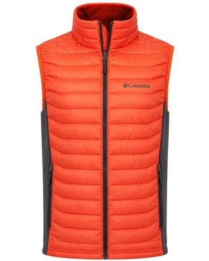 Columbia Quilted Zip-Up Gilet - Orange