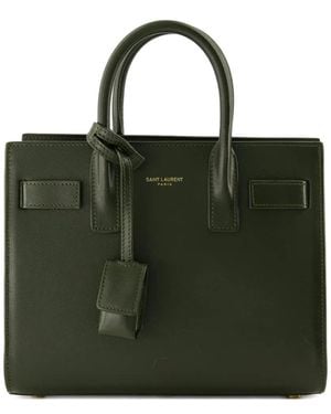 Saint Laurent Nano Sac De Jour Tote Bag - Green