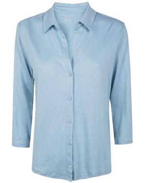 Majestic Filatures Buttoned Shirt - Blue