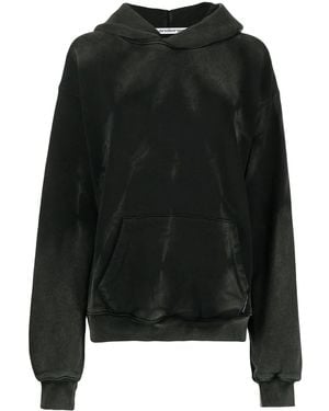 Alexander Wang Hoodie Met Acid-Wassing - Groen
