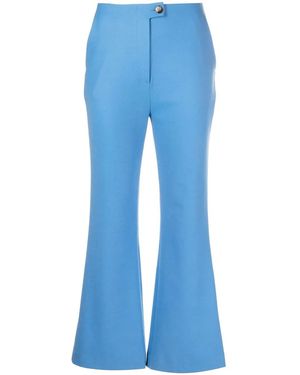Nanushka Flared Broek - Blauw