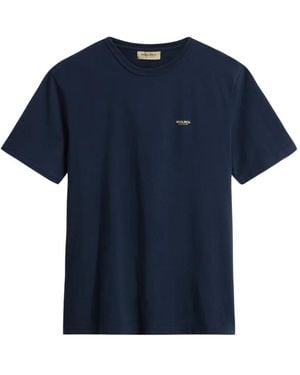 Woolrich ロゴ Tシャツ - ブルー