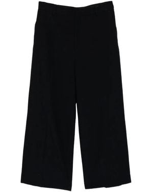 Juun.J Side Zipper Summer Wool Trousers - Black
