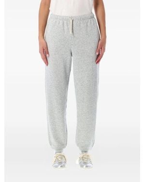 American Vintage Evona Elastic-Waistband Track Pants - Gray