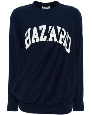 Undercover Draped Sweatshirt - Blue