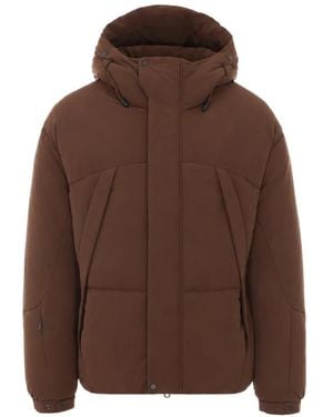 JG1 Mag-4 Camouflage-Print Padded Coat - Brown
